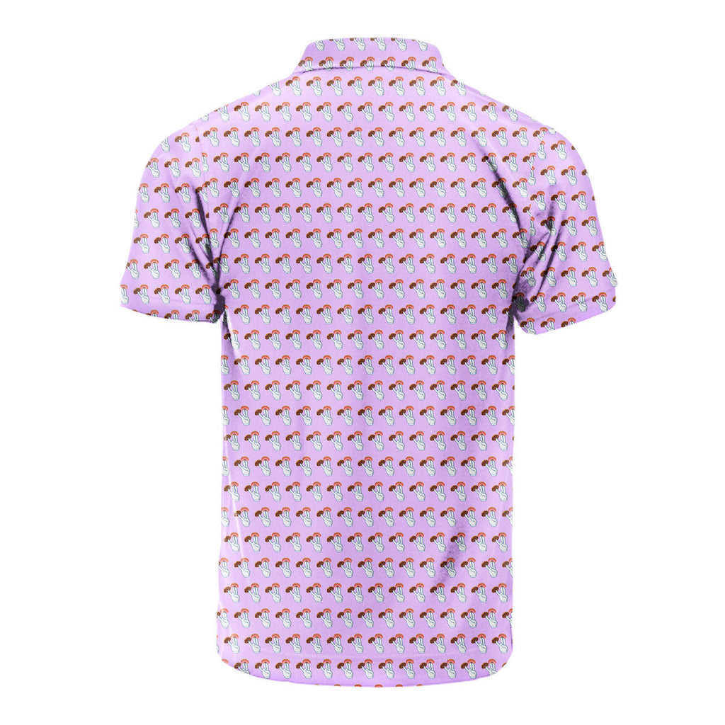 2 in the Pink 1 in the Stink Funny Shocker - Funny Golf Polo Shirt-Polo Shirt For Men-Gerbera Prints