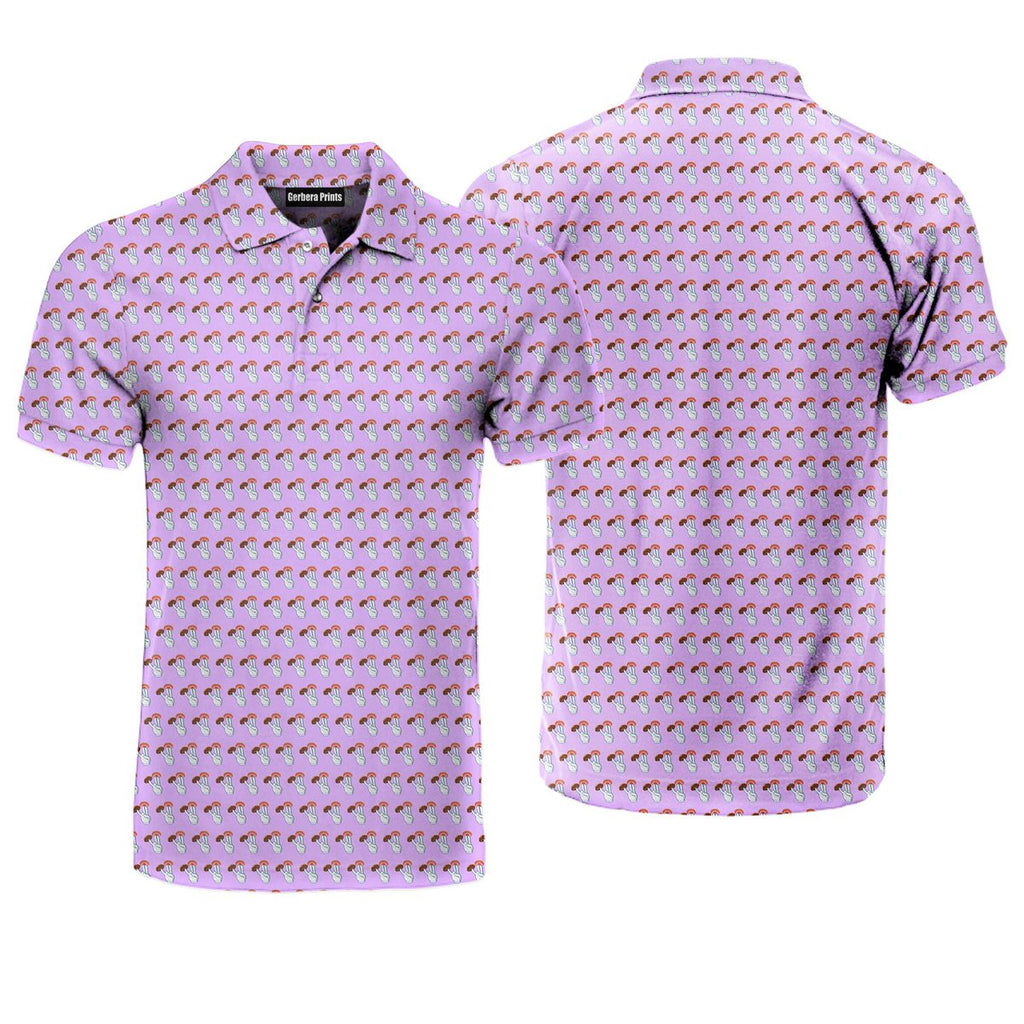 2 in the Pink 1 in the Stink Funny Shocker - Funny Golf Polo Shirt-Polo Shirt For Men-Gerbera Prints