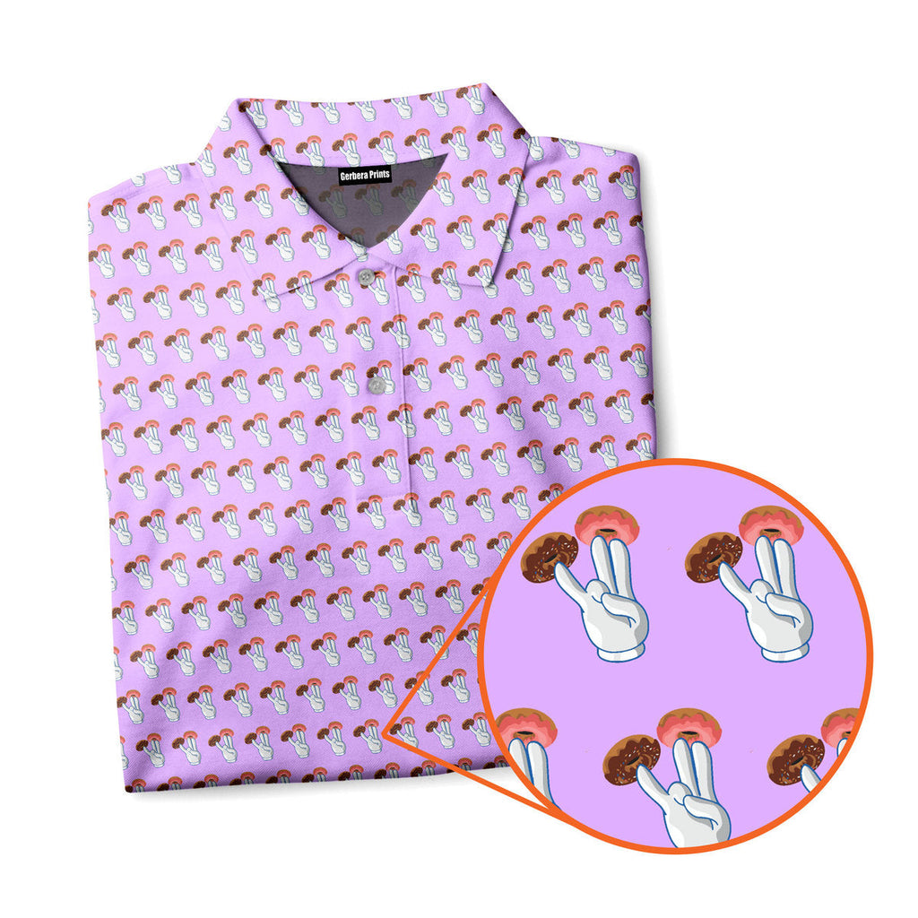 2 in the Pink 1 in the Stink Funny Shocker - Funny Golf Polo Shirt-Polo Shirt For Men-Gerbera Prints