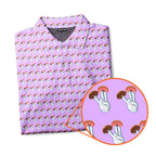 2 in the Pink 1 in the Stink Funny Shocker - Funny Golf Polo Shirt-Polo Shirt For Men-Gerbera Prints