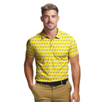 2 in the Pink 1 in the Stink Funny Shocker - Funny Golf Polo Shirt-Polo Shirt For Men-Gerbera Prints