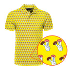 2 in the Pink 1 in the Stink Funny Shocker - Funny Golf Polo Shirt-Polo Shirt For Men-Gerbera Prints