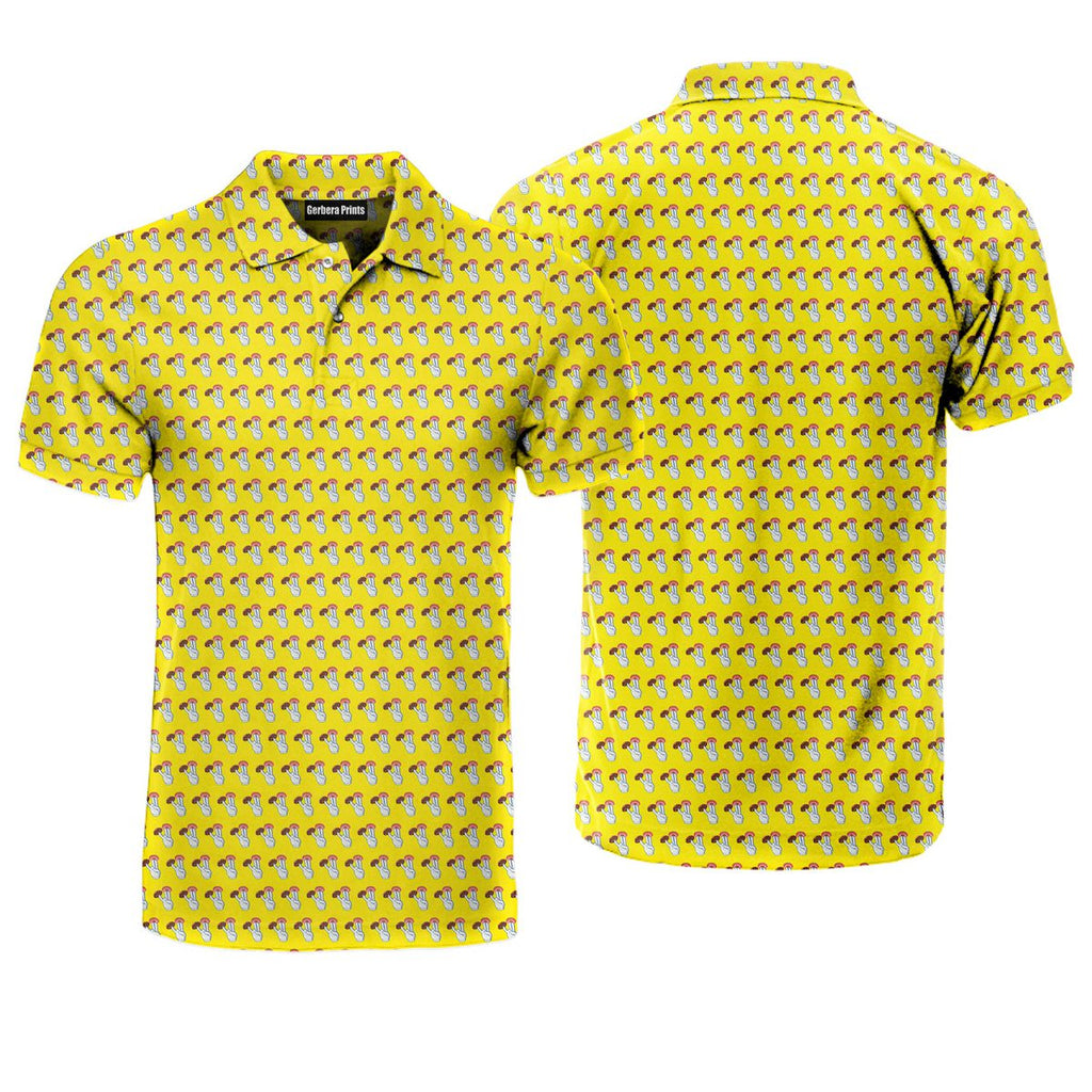 2 in the Pink 1 in the Stink Funny Shocker - Funny Golf Polo Shirt-Polo Shirt For Men-Gerbera Prints