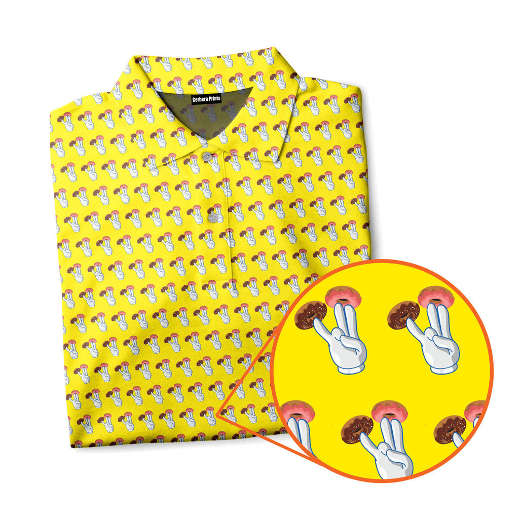 2 in the Pink 1 in the Stink Funny Shocker - Funny Golf Polo Shirt-Polo Shirt For Men-Gerbera Prints