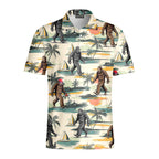 Bigfoot Sasquatch Tropical Discovery Journey - Golf Polo Shirt