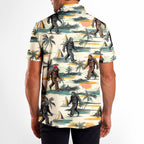 Bigfoot Sasquatch Tropical Discovery Journey - Golf Polo Shirt