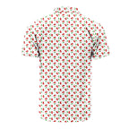 Fruits Cherry Breast - Funny Golf Polo Shirt-Polo Shirt For Men-Gerbera Prints