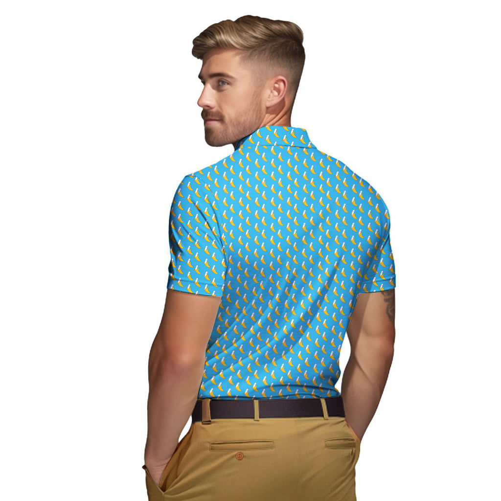 Banana Peel - Funny Golf Polo Shirt-Polo Shirt For Men-Gerbera Prints