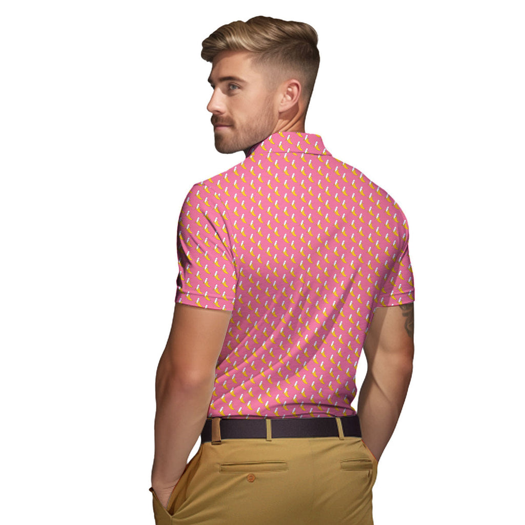 Banana Peel - Funny Golf Polo Shirt-Polo Shirt For Men-Gerbera Prints