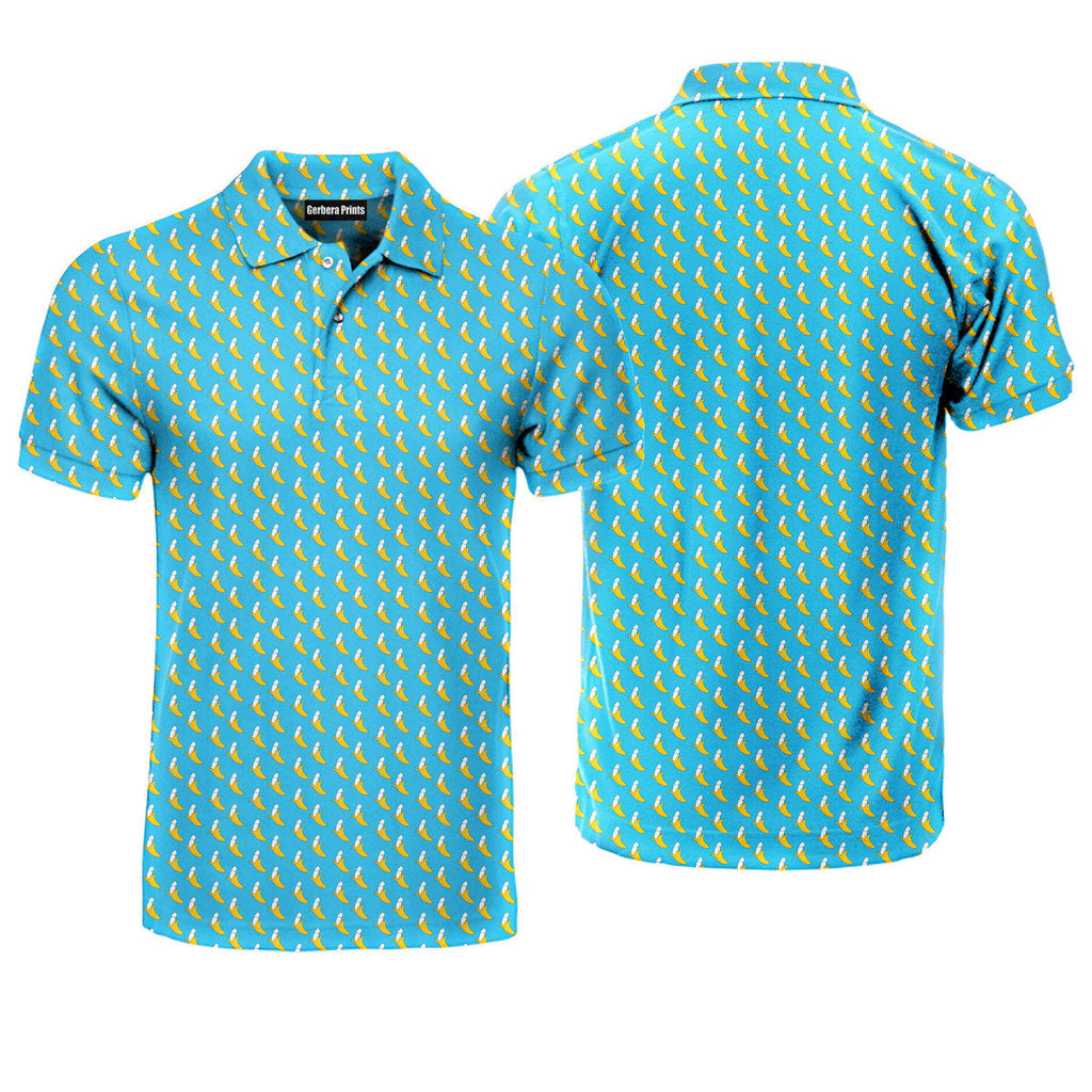 Banana Peel - Funny Golf Polo Shirt-Polo Shirt For Men-Gerbera Prints