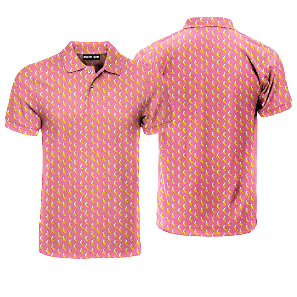 Banana Peel - Funny Golf Polo Shirt-Polo Shirt For Men-Gerbera Prints