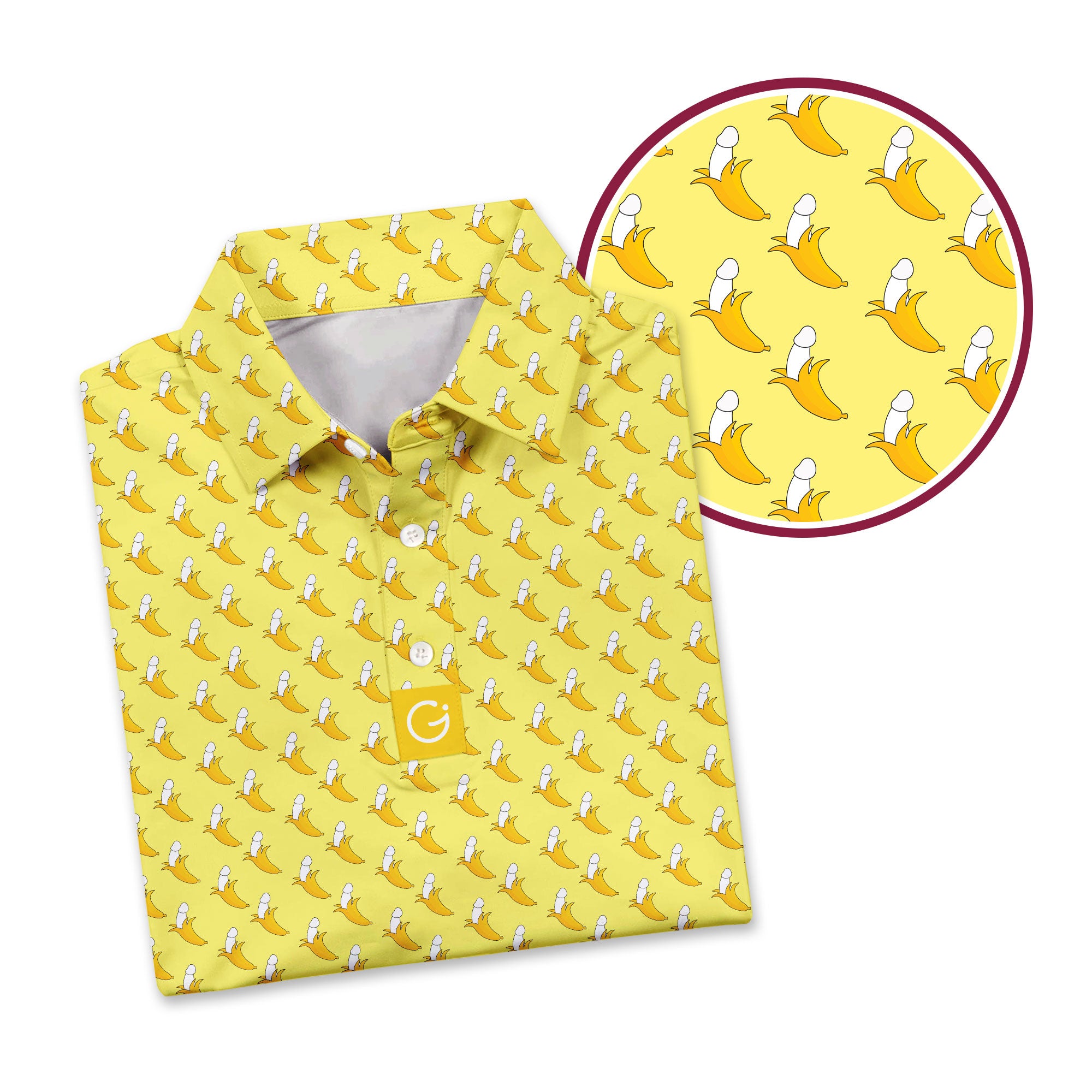 Banana Peel - Funny Golf Polo Shirt