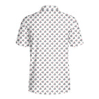 Santa Hat Golf Ball Christmas Cheer Ho Ho Ho - Golf Polo Shirt-Polo Shirt For Men-Gerbera Prints