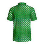 Santa Hat Golf Ball Christmas Cheer Ho Ho Ho - Golf Polo Shirt-Polo Shirt For Men-Gerbera Prints