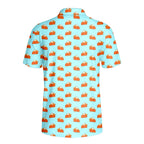 Thanksgiving Pumpkin Pie - Golf Polo Shirt-Polo Shirt For Men-Gerbera Prints