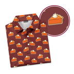 Thanksgiving Pumpkin Pie - Golf Polo Shirt-Polo Shirt For Men-Gerbera Prints