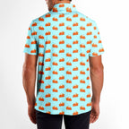 Thanksgiving Pumpkin Pie - Golf Polo Shirt-Polo Shirt For Men-Gerbera Prints