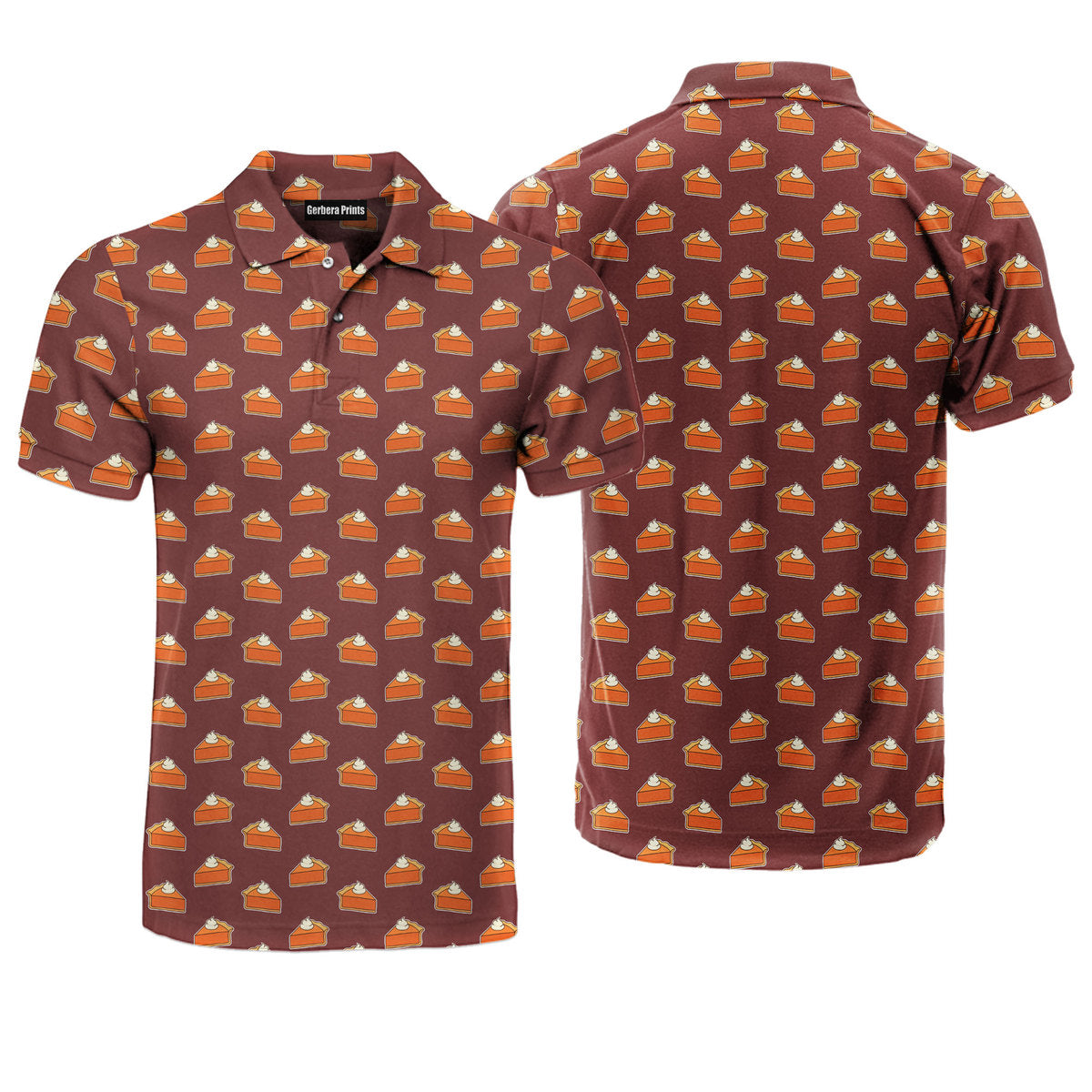 Thanksgiving Pumpkin Pie - Golf Polo Shirt