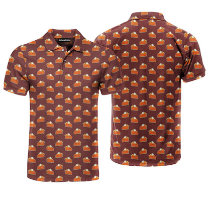 Thanksgiving Pumpkin Pie - Golf Polo Shirt