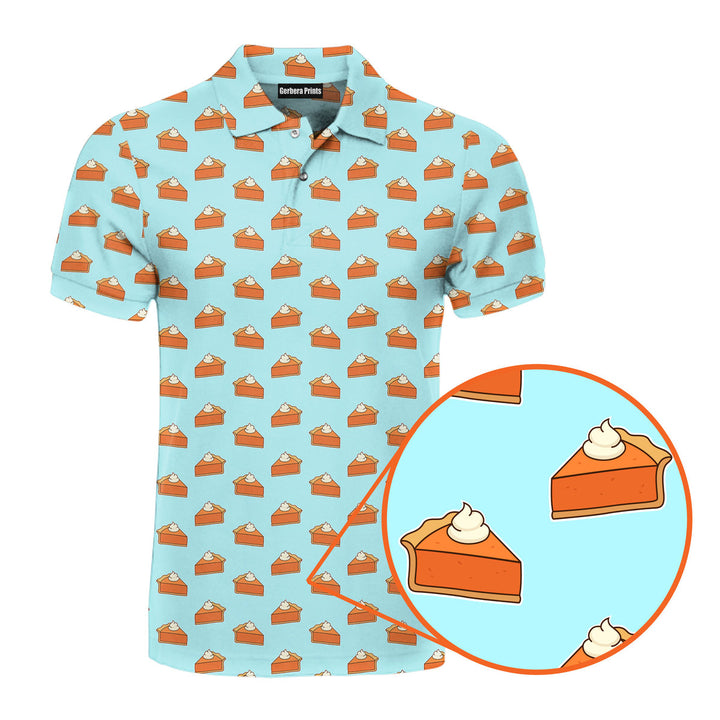 Thanksgiving Pumpkin Pie - Golf Polo Shirt