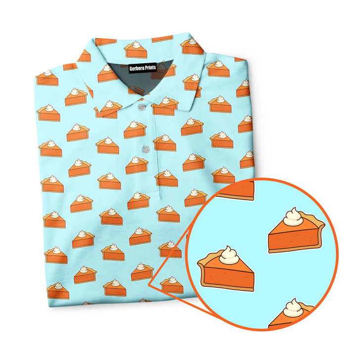 Thanksgiving Pumpkin Pie - Golf Polo Shirt