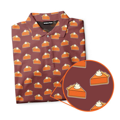 Thanksgiving Pumpkin Pie - Golf Polo Shirt