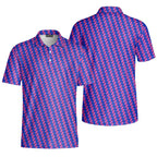 Tortoise L-ove-Polo Shirt For Men-Gerbera Prints
