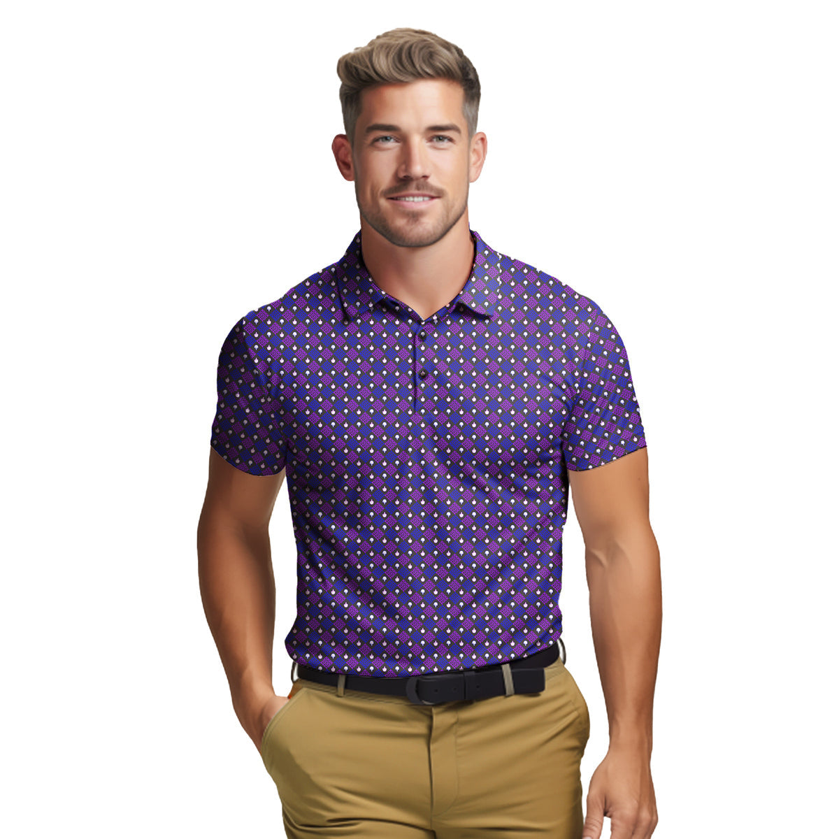 Polite Flip-Off - Funny Golf Polo Shirt 