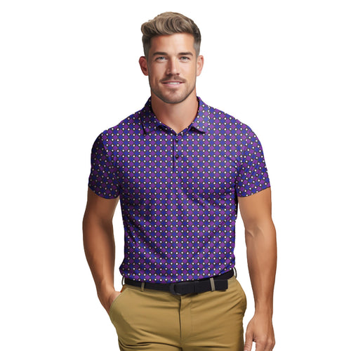 Polite Flip-Off - Funny Golf Polo Shirt-Polo Shirt For Men-Gerbera Prints