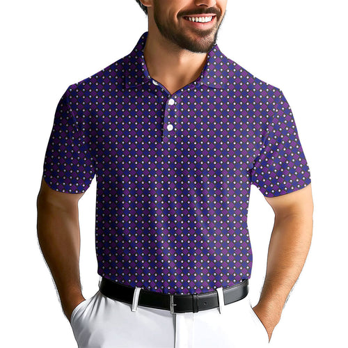 Love Words-Polo Shirt For Men-Gerbera Prints