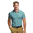 The Avocado Jump - Funny Golf Polo Shirt-Polo Shirt For Men-Gerbera Prints