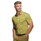 The Avocado Jump - Funny Golf Polo Shirt-Polo Shirt For Men-Gerbera Prints