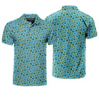 The Avocado Jump - Funny Golf Polo Shirt-Polo Shirt For Men-Gerbera Prints