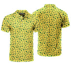 The Avocado Jump - Funny Golf Polo Shirt-Polo Shirt For Men-Gerbera Prints