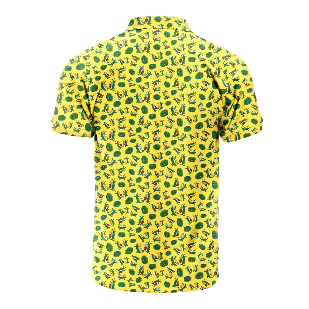 The Avocado Jump - Funny Golf Polo Shirt-Polo Shirt For Men-Gerbera Prints