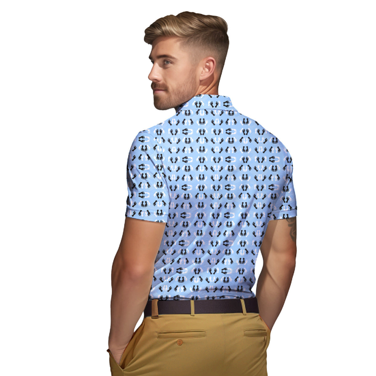 Feet Feet Sex Missionary Position - Funny Golf Polo Shirt 