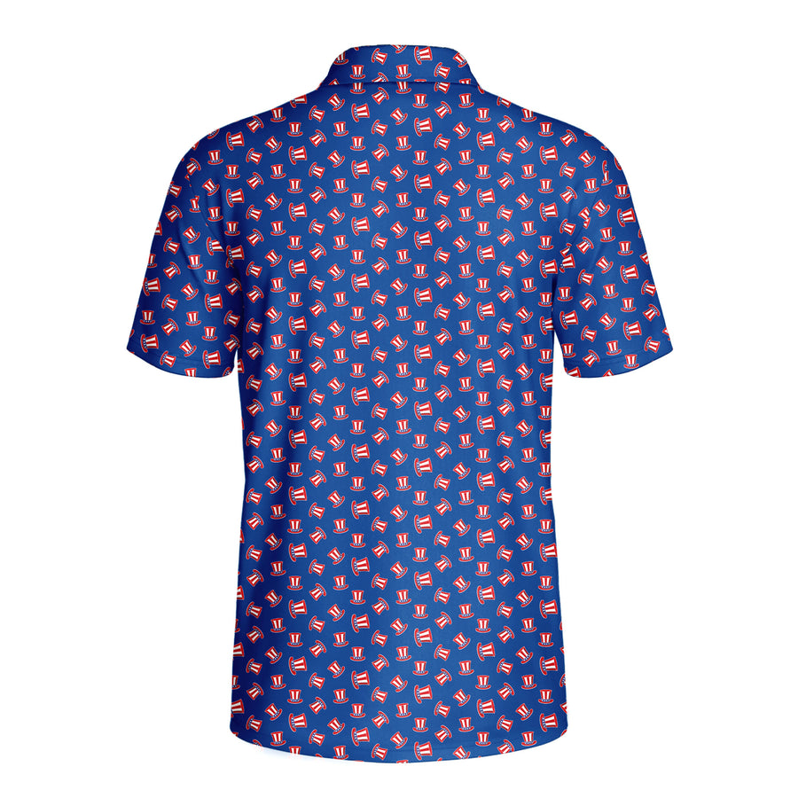 Back preview of Uncle Sam Patriotic with your team and number