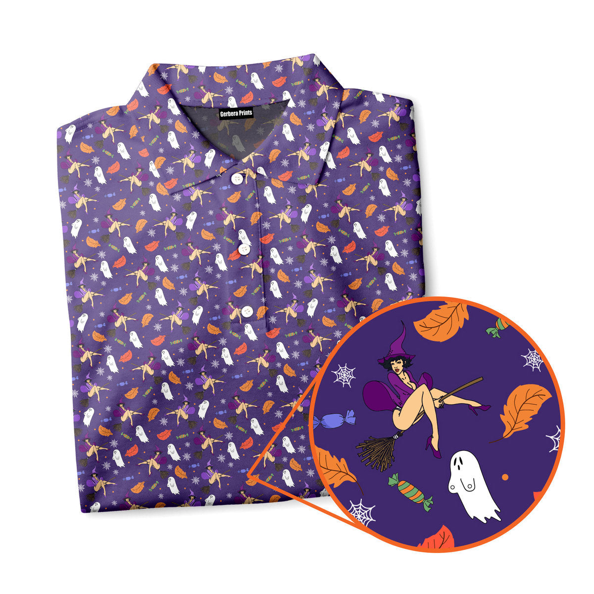 Seductive Witch - Funny Golf Polo Shirt