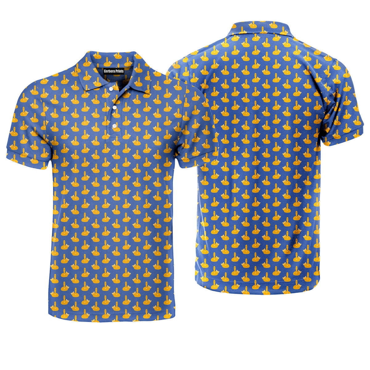 Puss Birdie Tail - Funny Golf Polo Shirt 