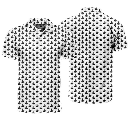 Puss Birdie Tail - Funny Golf Polo Shirt 