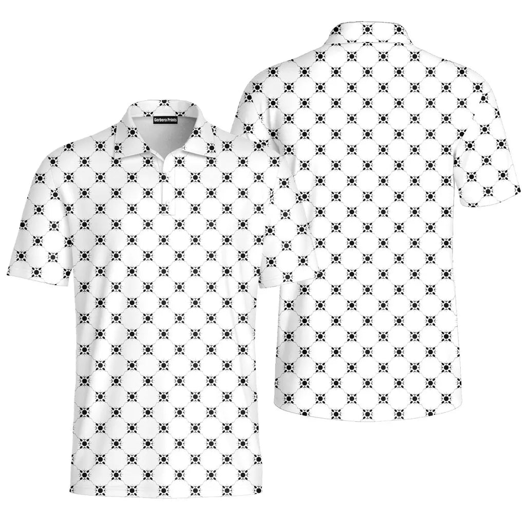 Fertilization-Polo Shirt For Men-Gerbera Prints