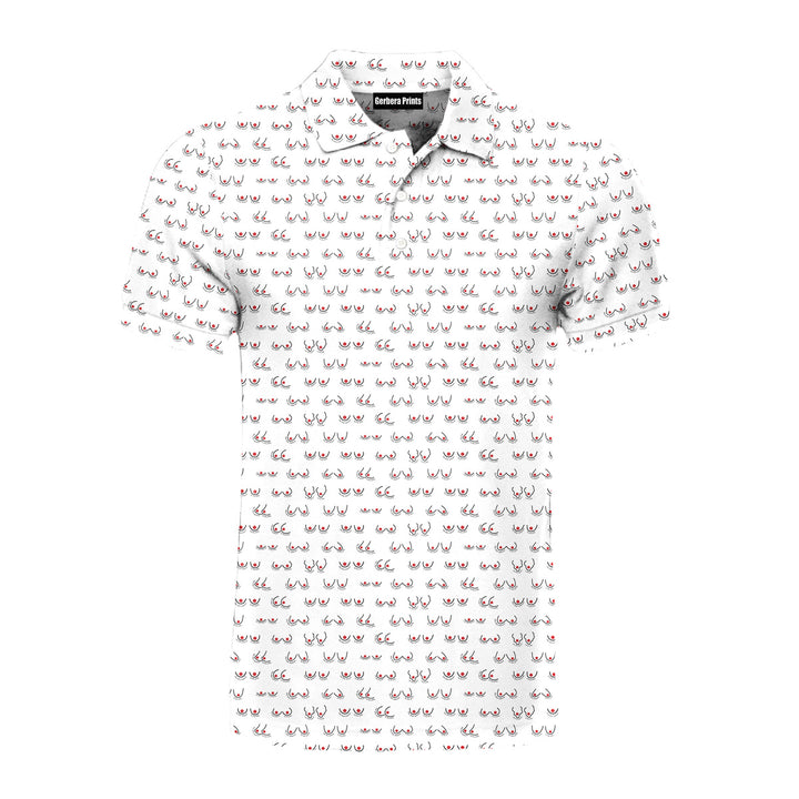 Chestnuts Roasting on an Open Fire - Funny Golf Polo Shirt 