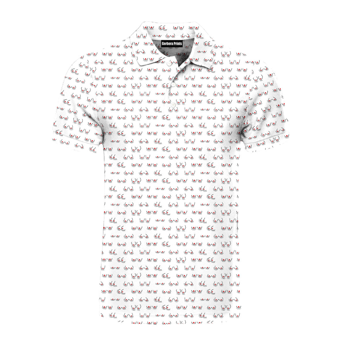 Chestnuts Roasting on an Open Fire - Funny Golf Polo Shirt-Polo Shirt For Men-Gerbera Prints