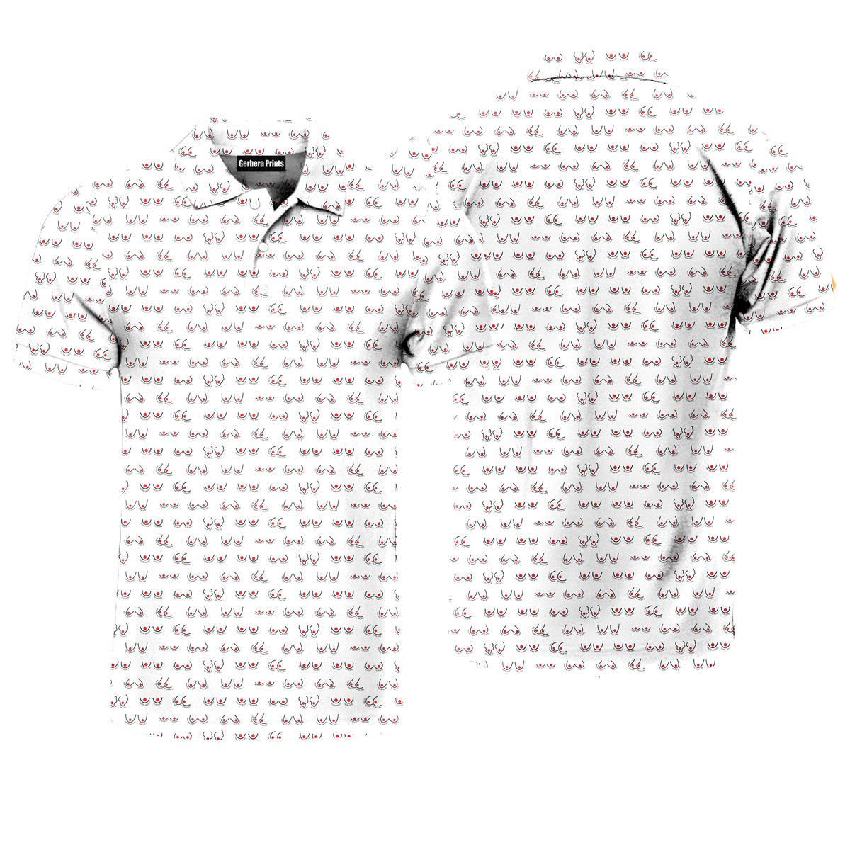 Chestnuts Roasting on an Open Fire - Funny Golf Polo Shirt-Polo Shirt For Men-Gerbera Prints
