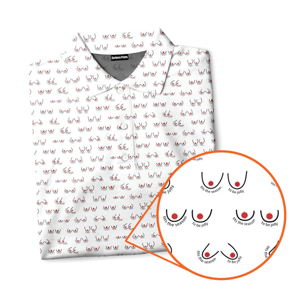 Chestnuts Roasting on an Open Fire - Funny Golf Polo Shirt 