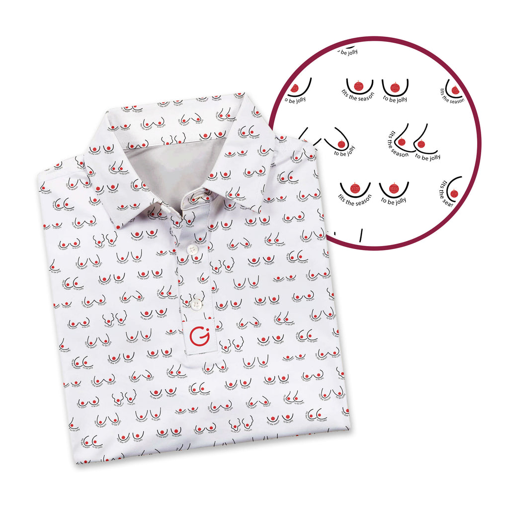 Chestnuts Roasting on an Open Fire - Funny Golf Polo Shirt