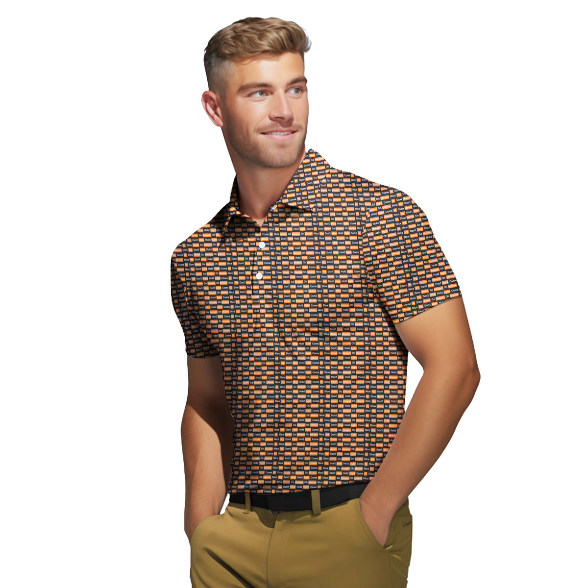 Po*n hub - Funny Golf Polo Shirt-Polo Shirt For Men-Gerbera Prints