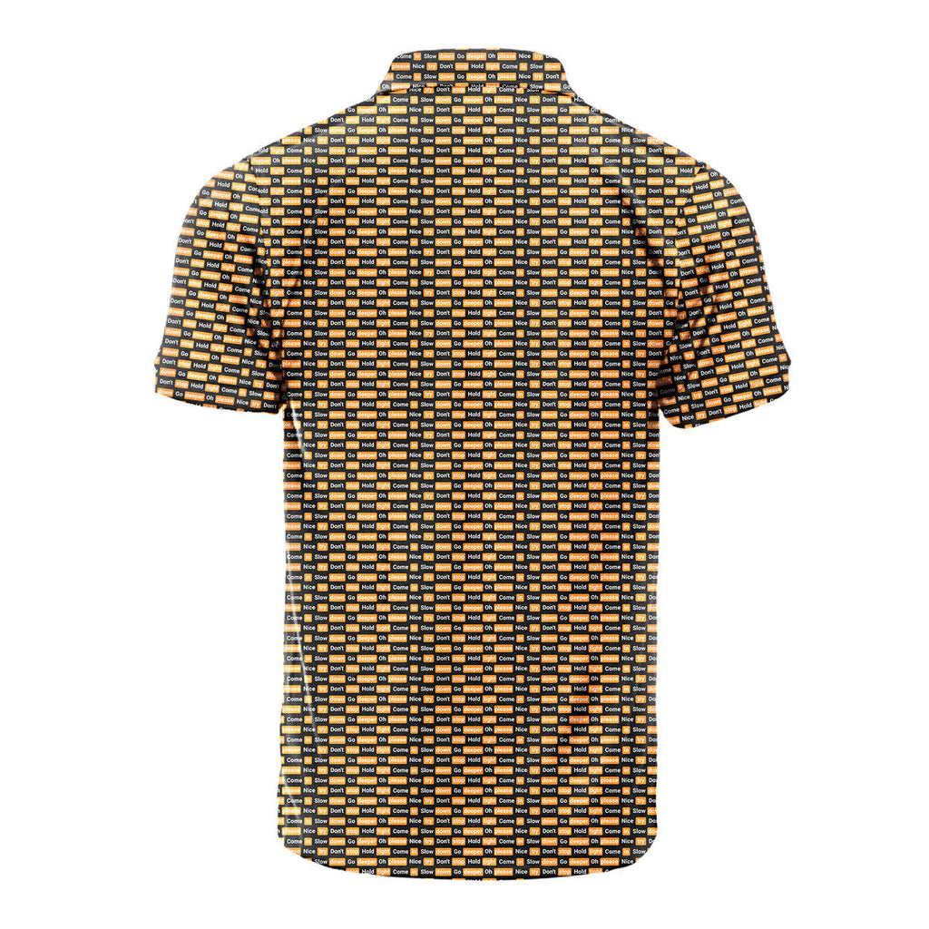 Po*n hub - Funny Golf Polo Shirt-Polo Shirt For Men-Gerbera Prints