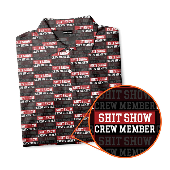 Shiet Show Crew Member - Funny Golf Polo Shirt