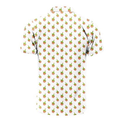 Cactus Merry Christmas - Funny Golf Polo Shirt